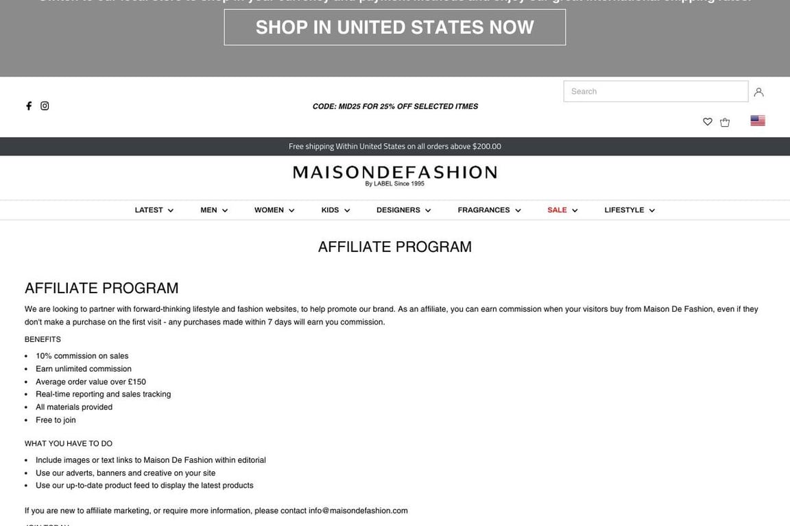 Maison De Fashion Affiliate Program Everything You Need to Know (2024)
