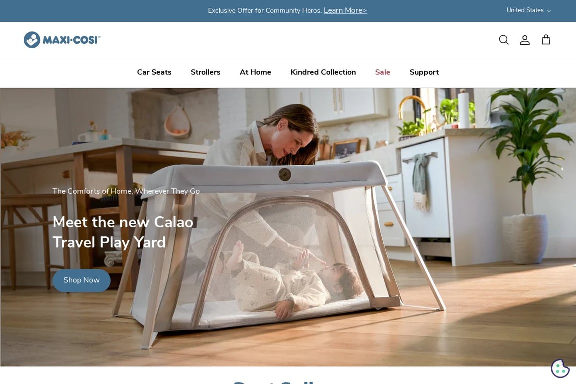 Maxi-Cosi homepage