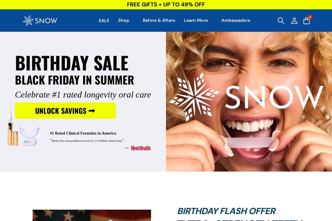 Snow homepage