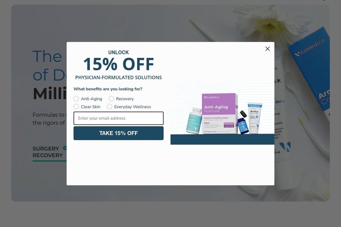 VitaMedica homepage