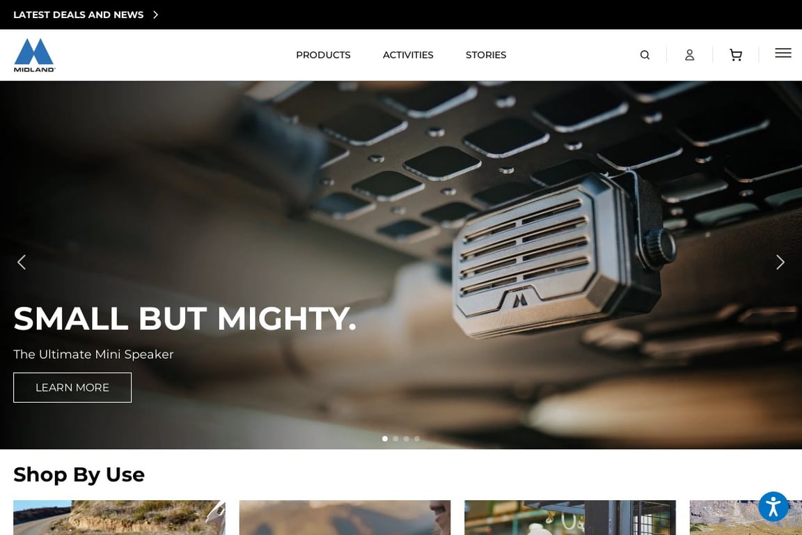 Midland Radio homepage