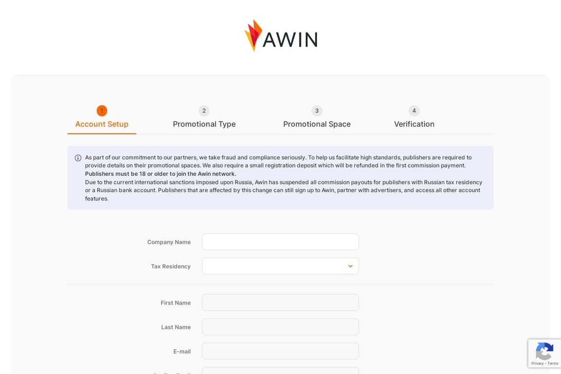 Jonas Studio affiliate program signup page