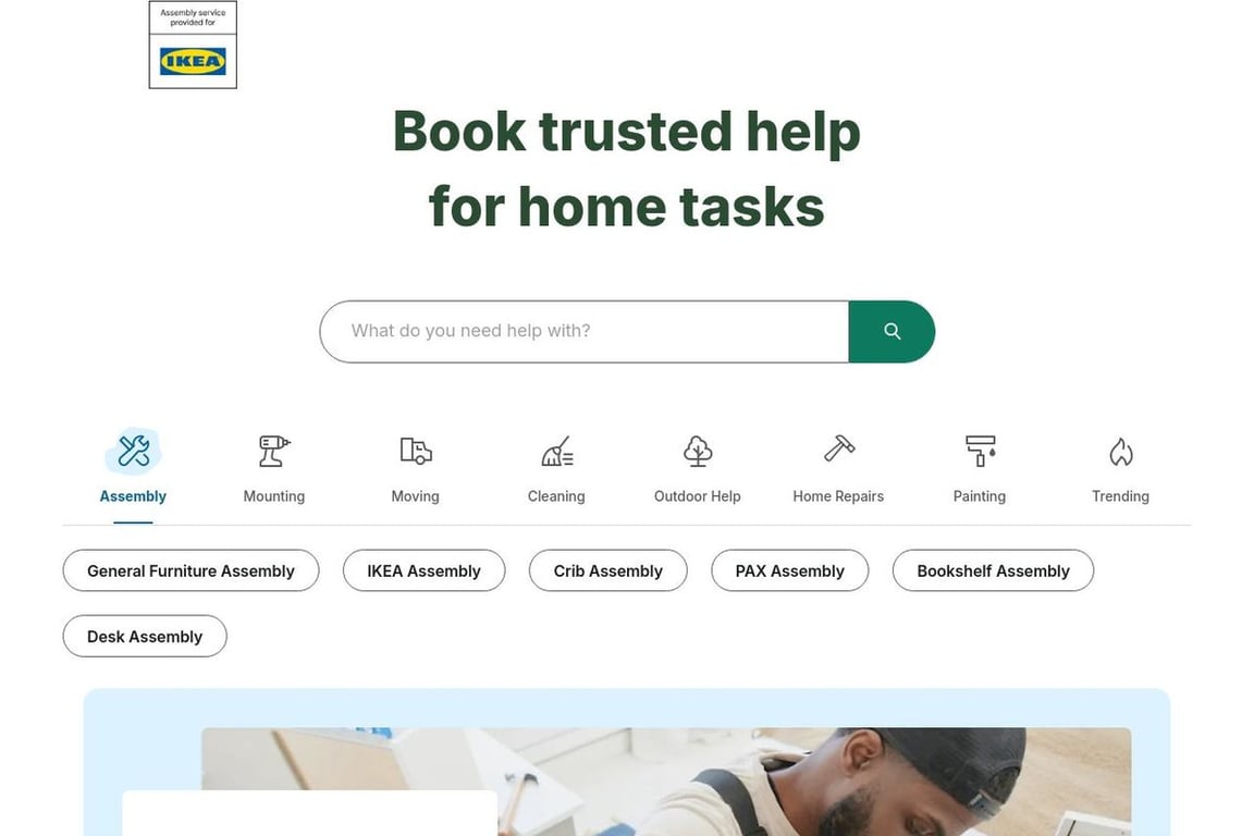 TaskRabbit homepage