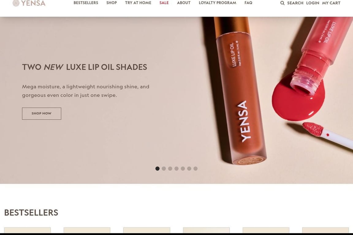 Yensa homepage