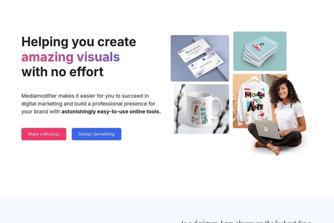 Mediamodifier homepage