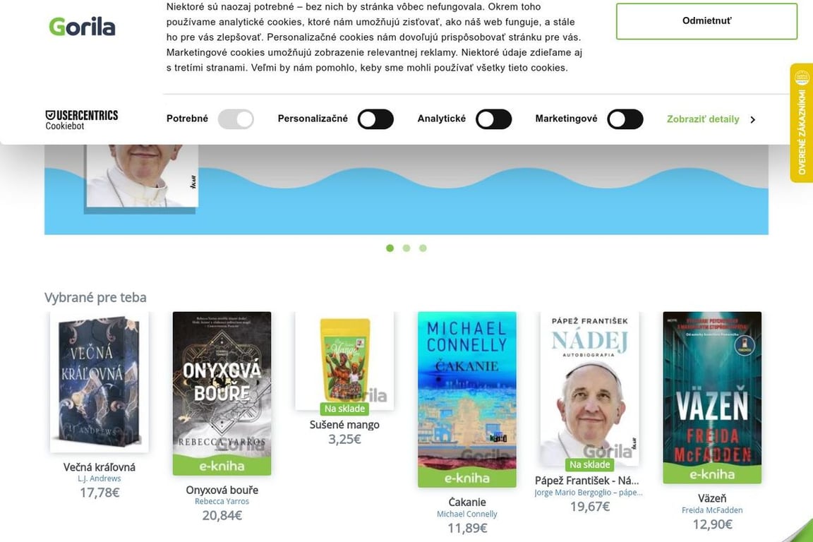 Gorila homepage