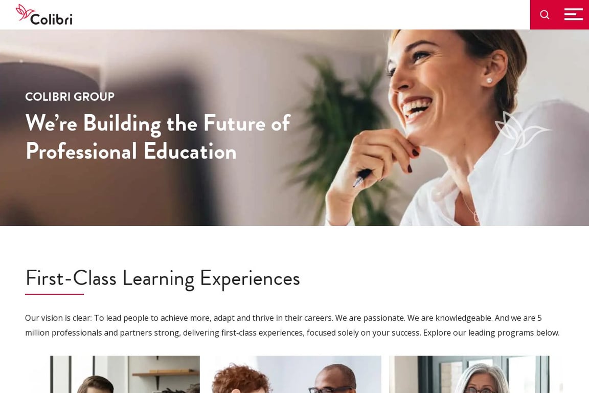 Colibri Group homepage