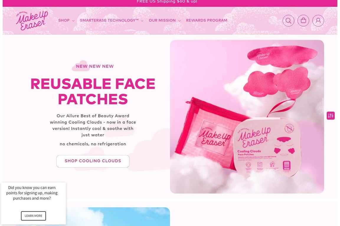 Makeup Eraser Preferred homepage
