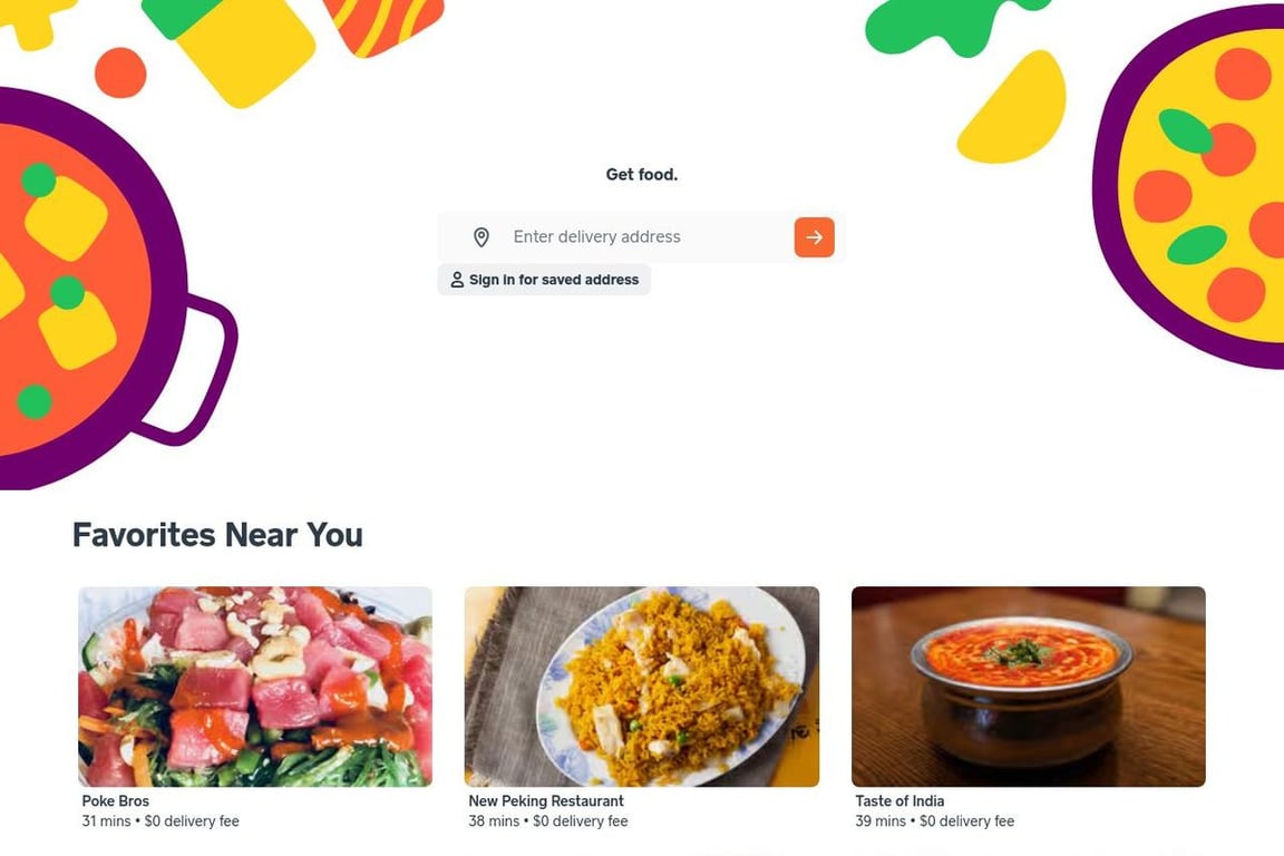 Caviar homepage