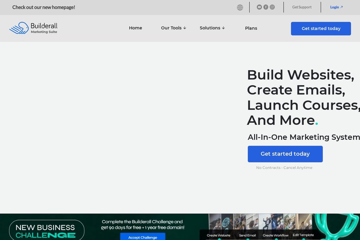 Builderall homepage