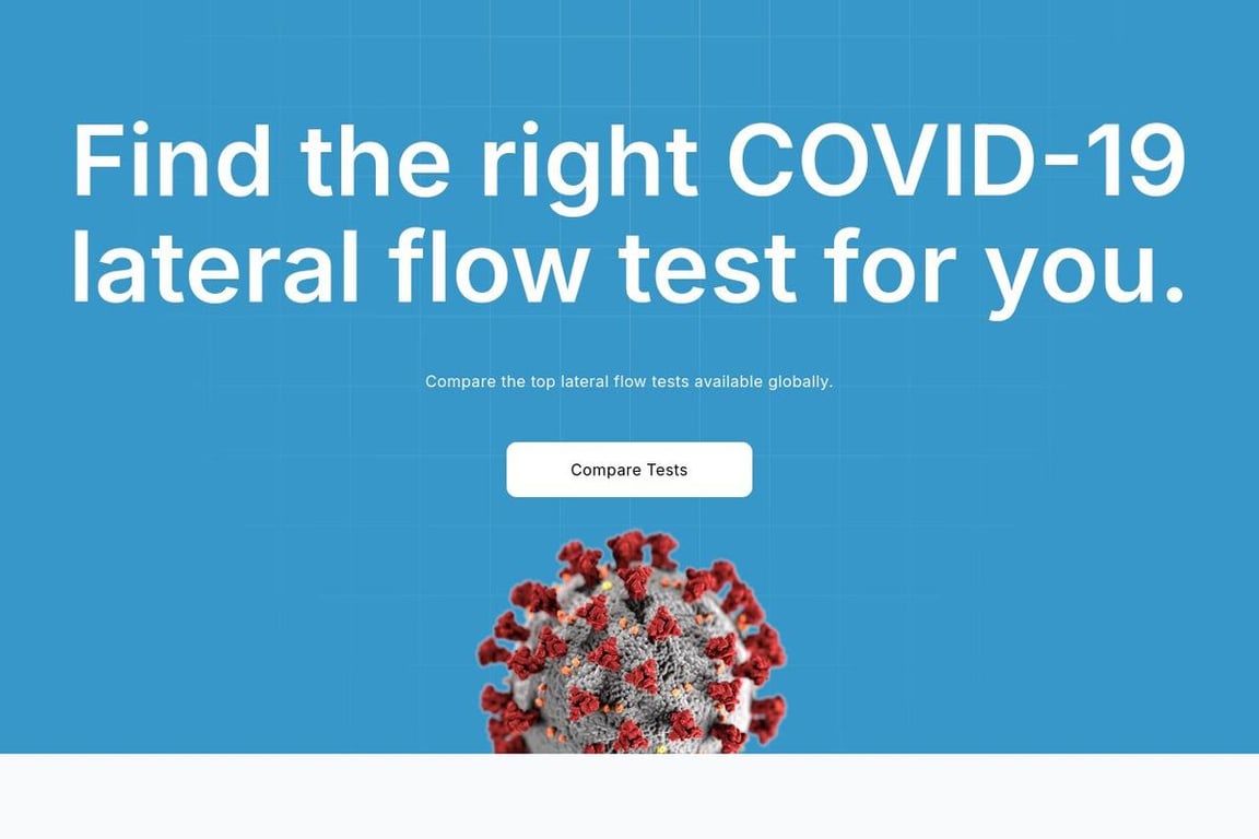 Project Screen homepage