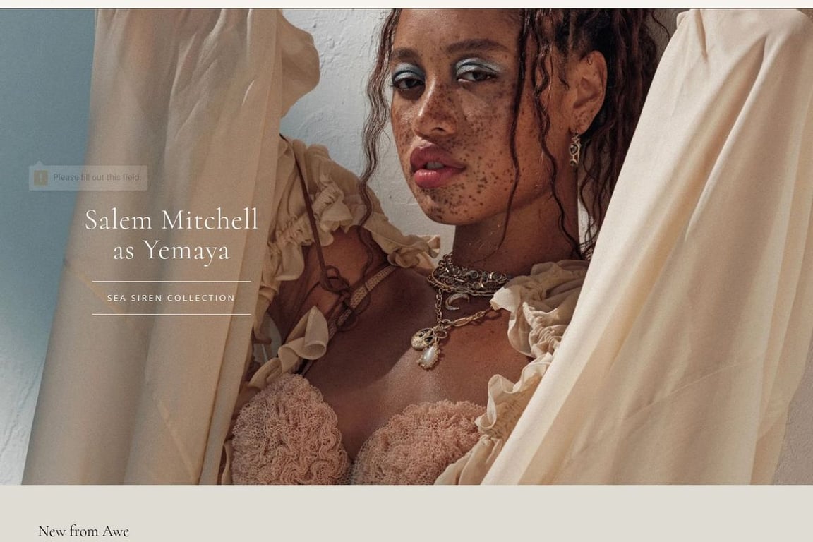 Awe Inspired homepage