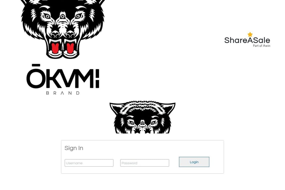 OKAMI BRAND affiliate program signup page