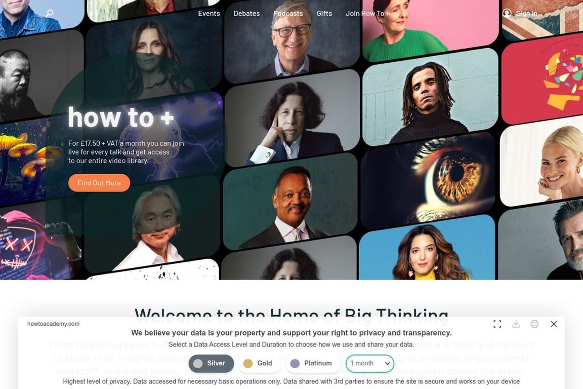 How To Academy homepage