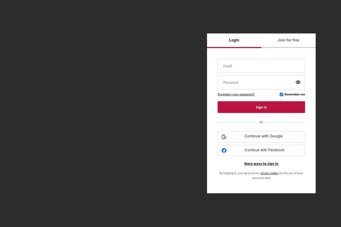 Voyageprive homepage