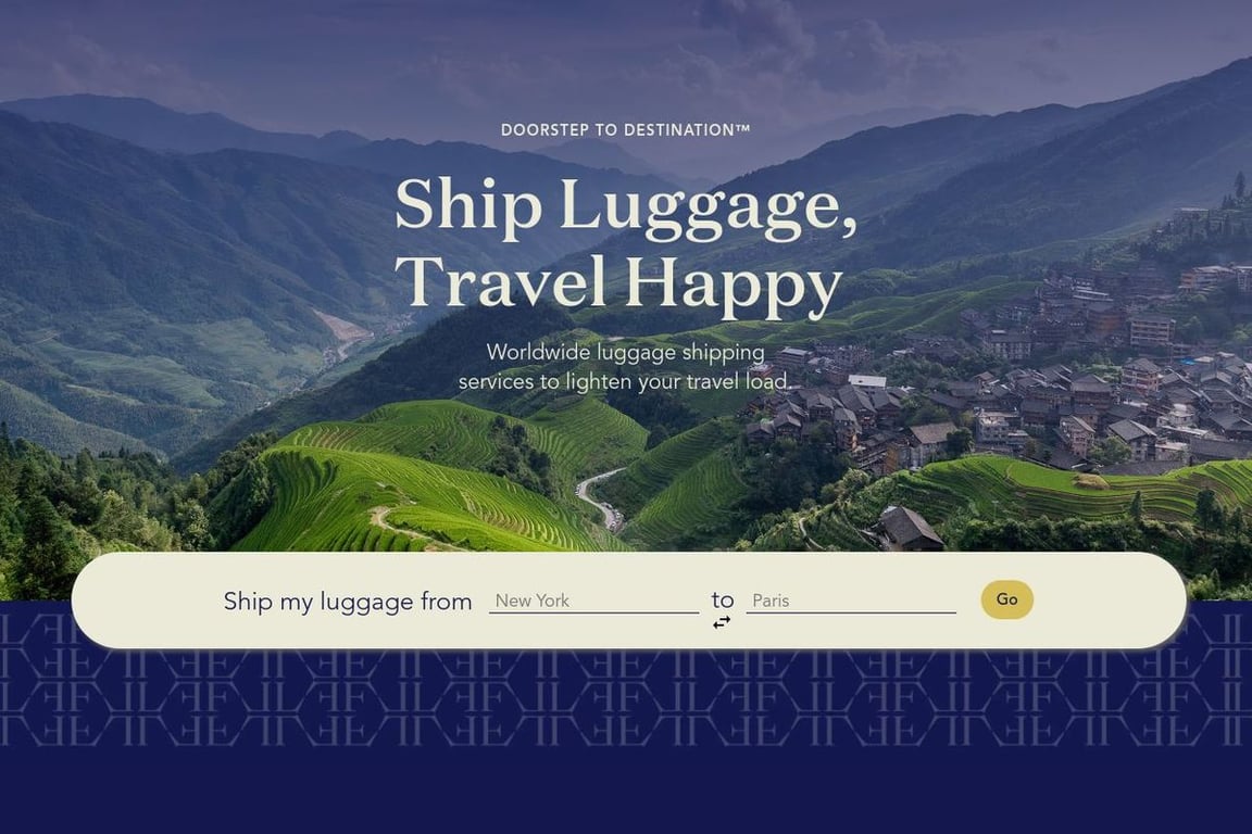 Luggage Forward homepage