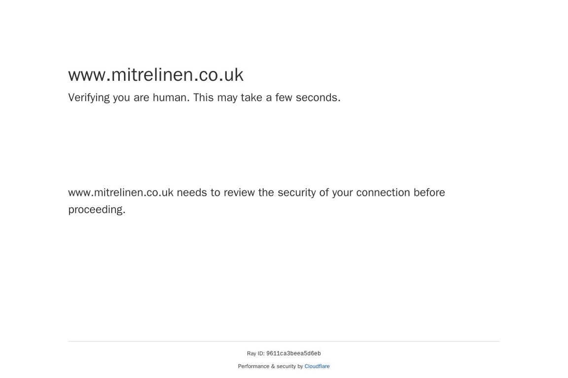 Mitre Linen UK homepage
