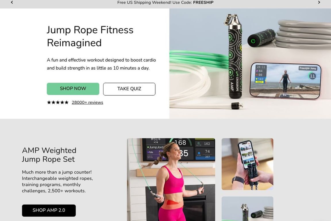 Crossrope homepage