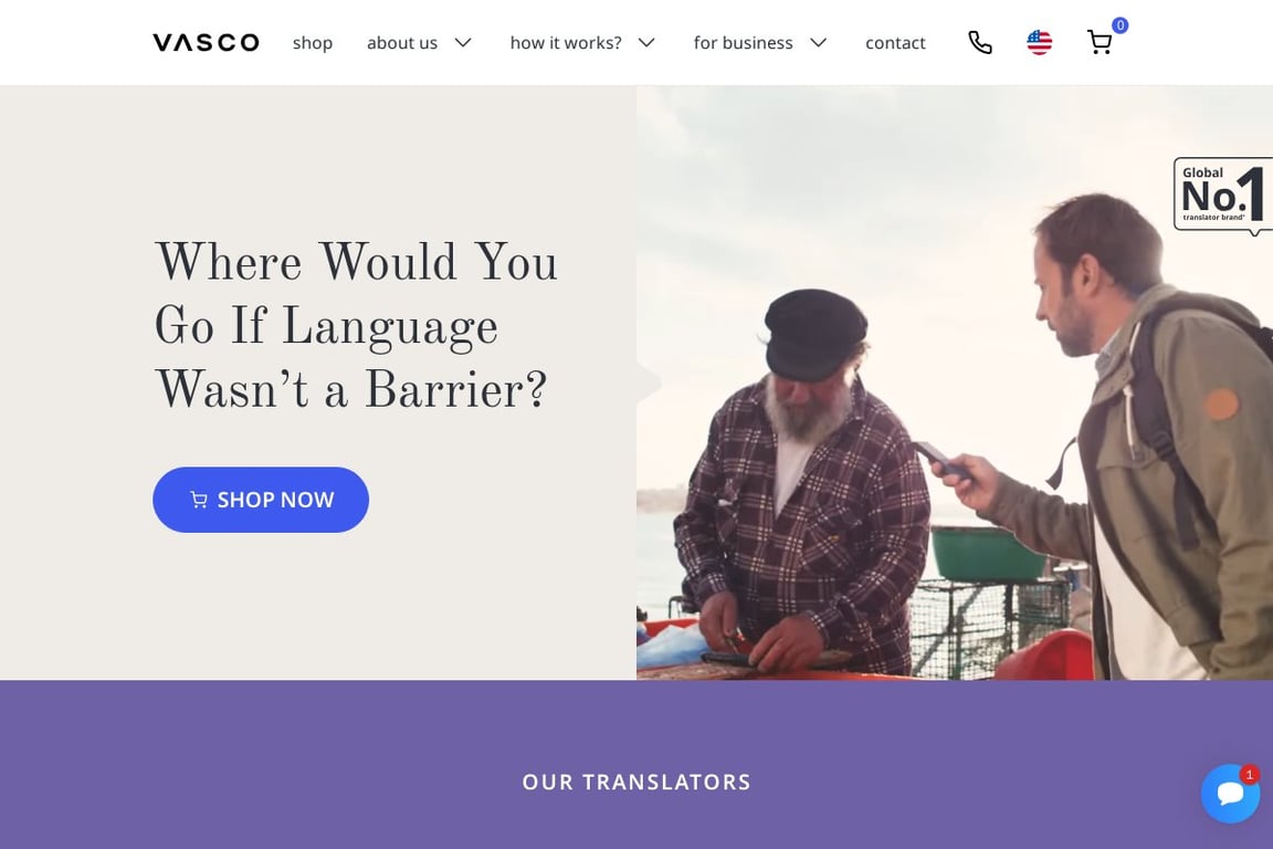Vasco Electronics homepage