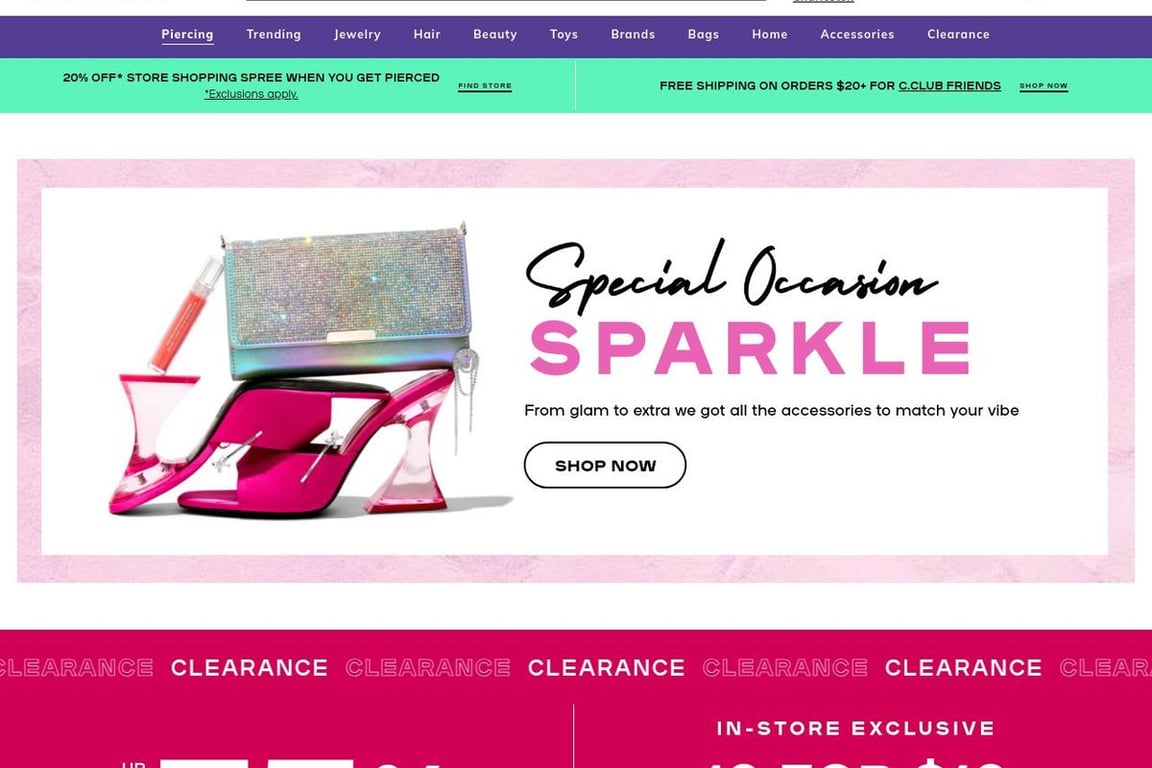 Claire’s homepage