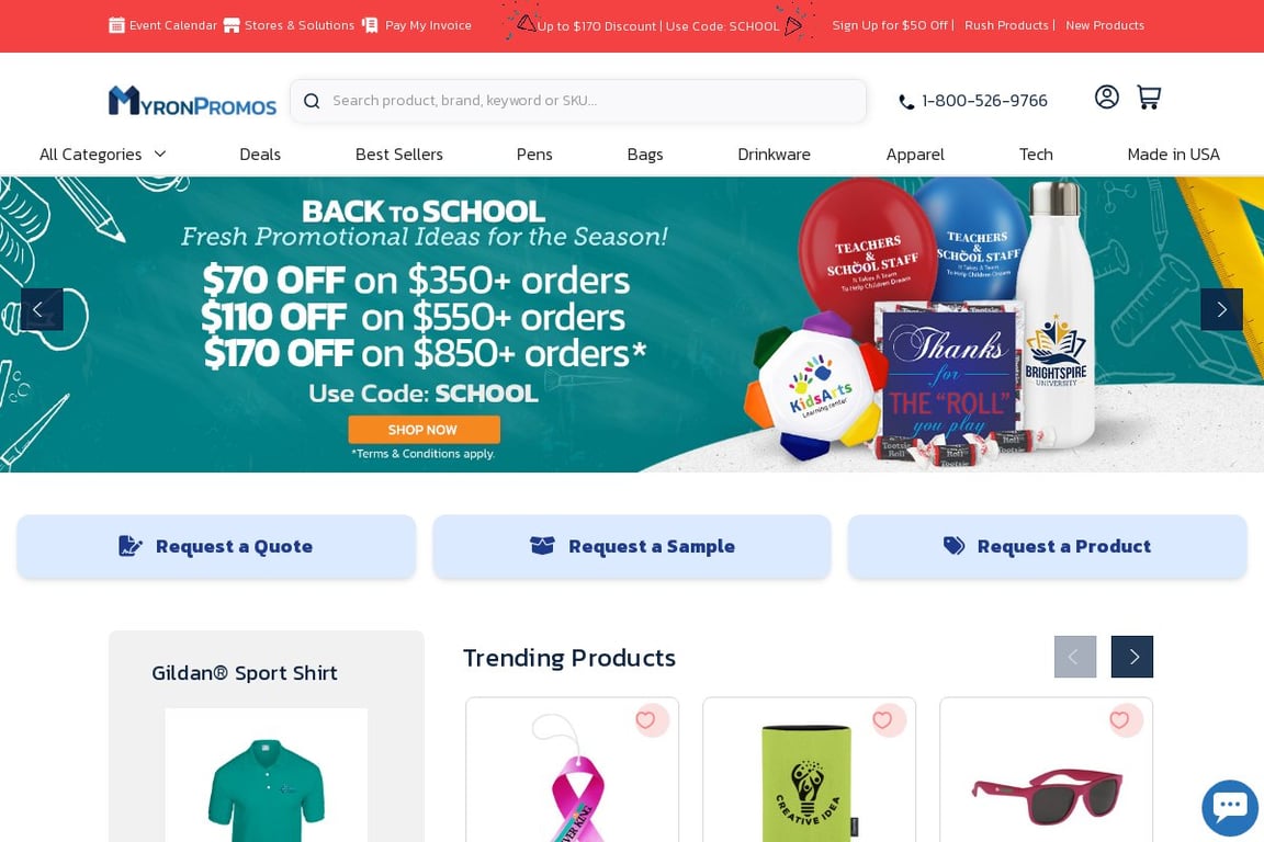 Myron homepage