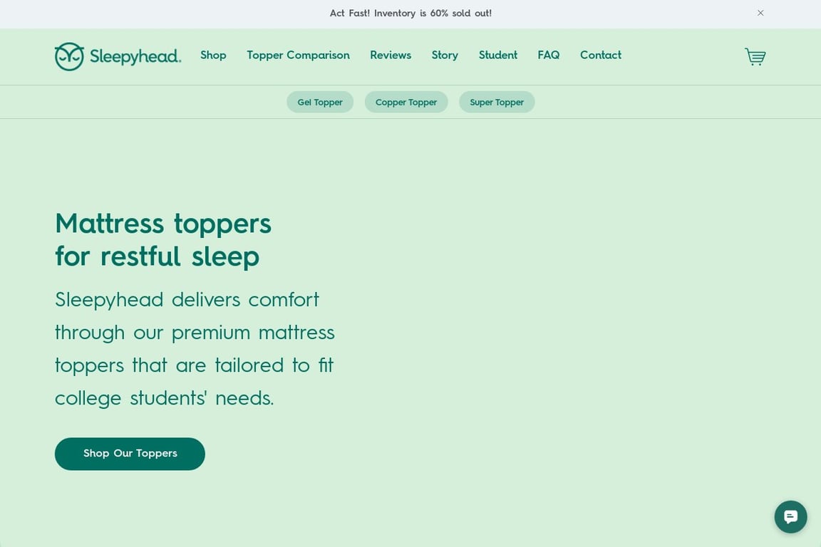 Sleepyhead USA homepage