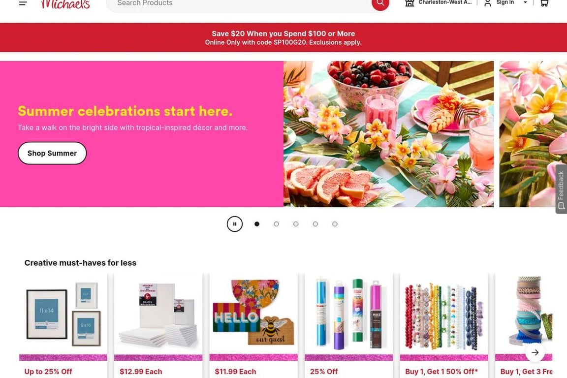 Michaels homepage