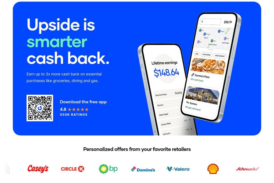 GetUpside homepage