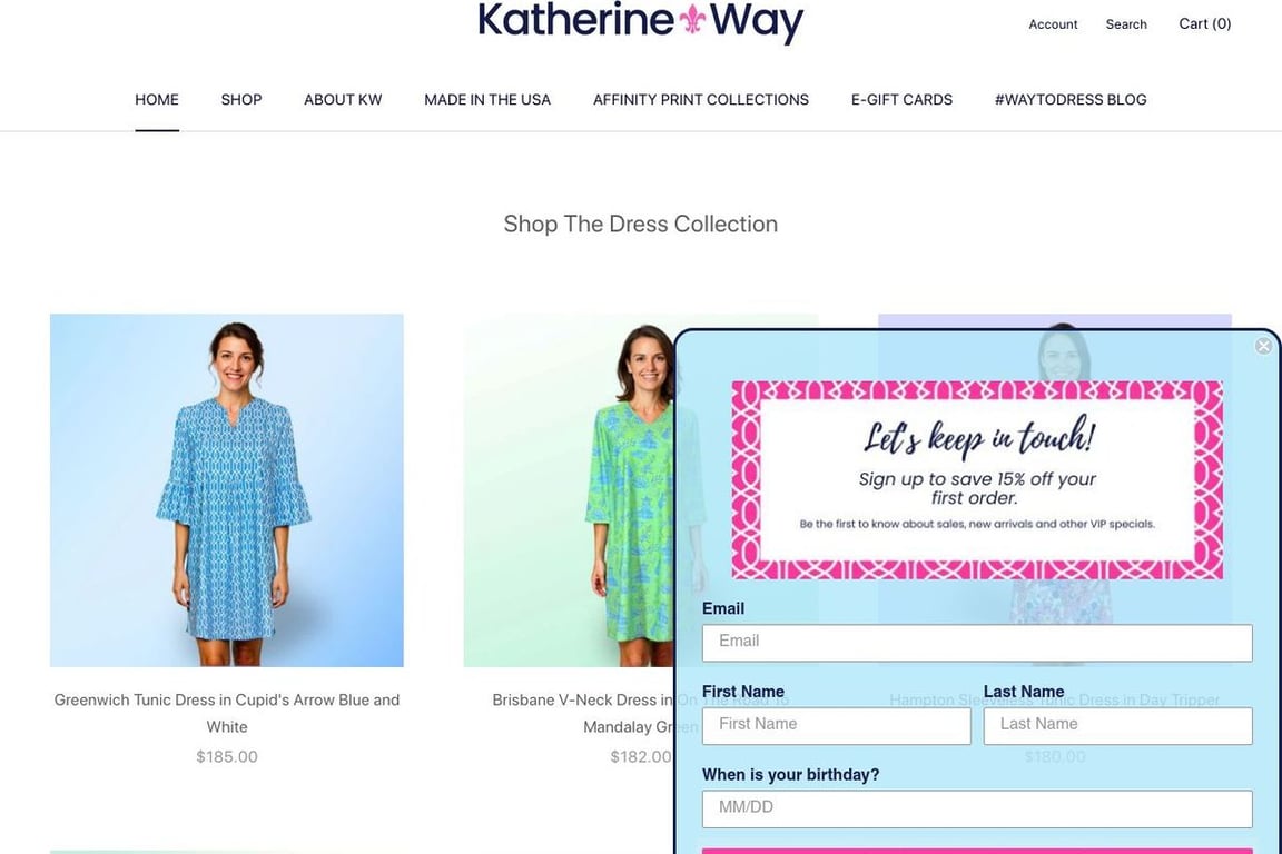 Katherine Way homepage