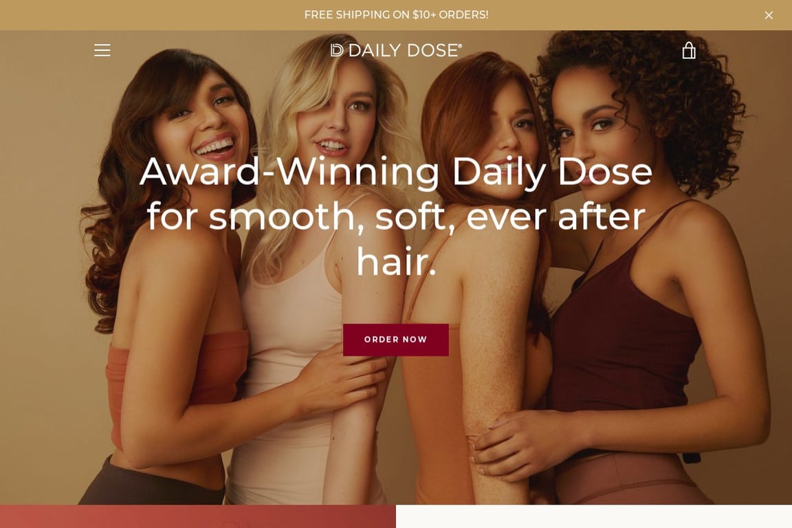 Daily Dose homepage