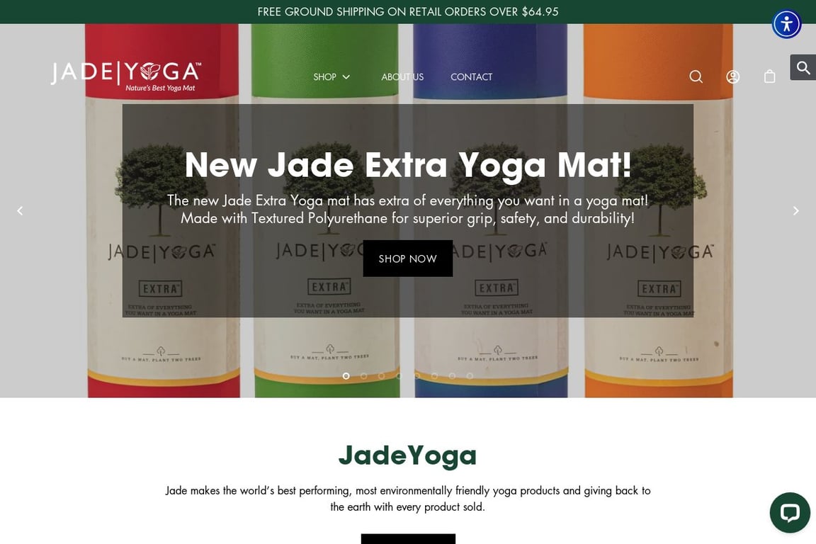 Jade Yoga homepage