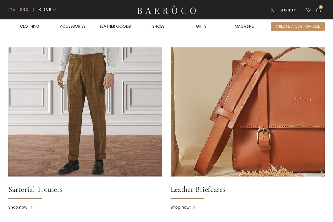 Barroco homepage