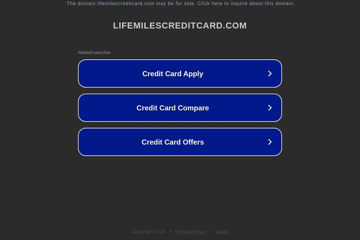 Avianca LifeMiles Credit Card homepage