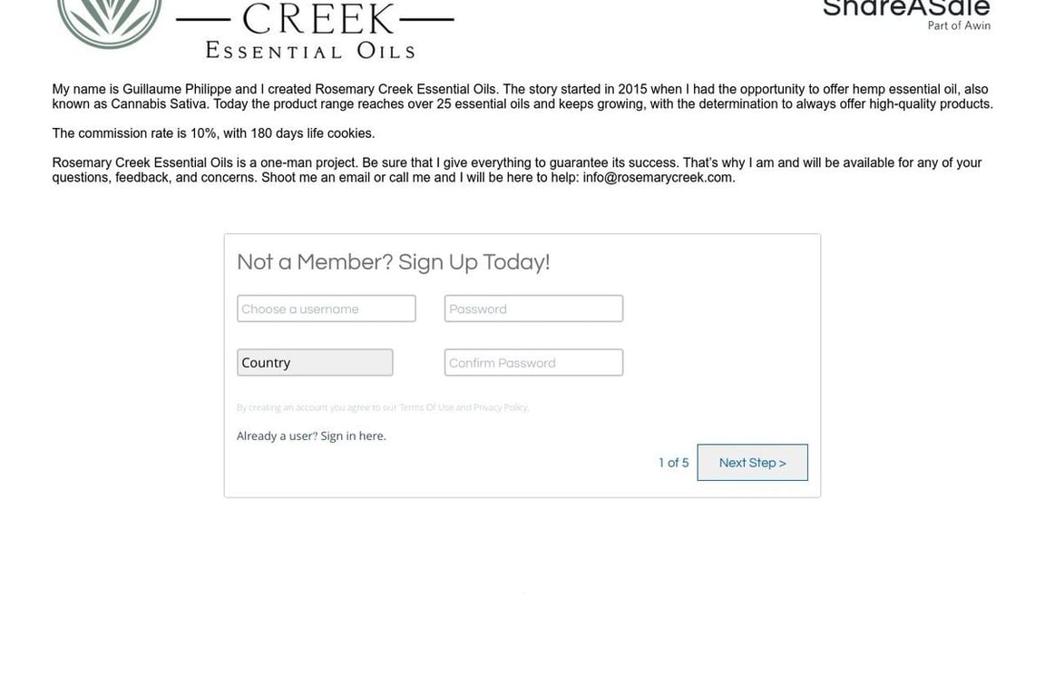 Rosemary Creek Affiliate Program Everything You Need to Know (2024)