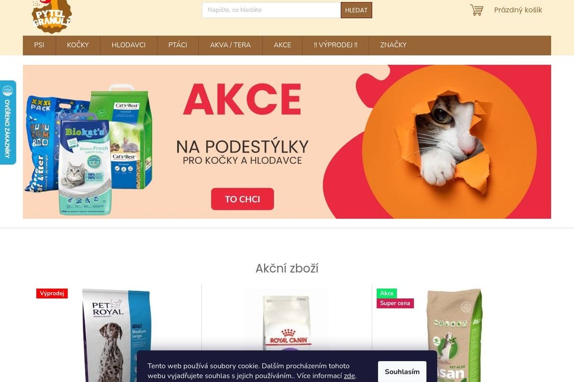 PetCenter/ PytelGranuli homepage