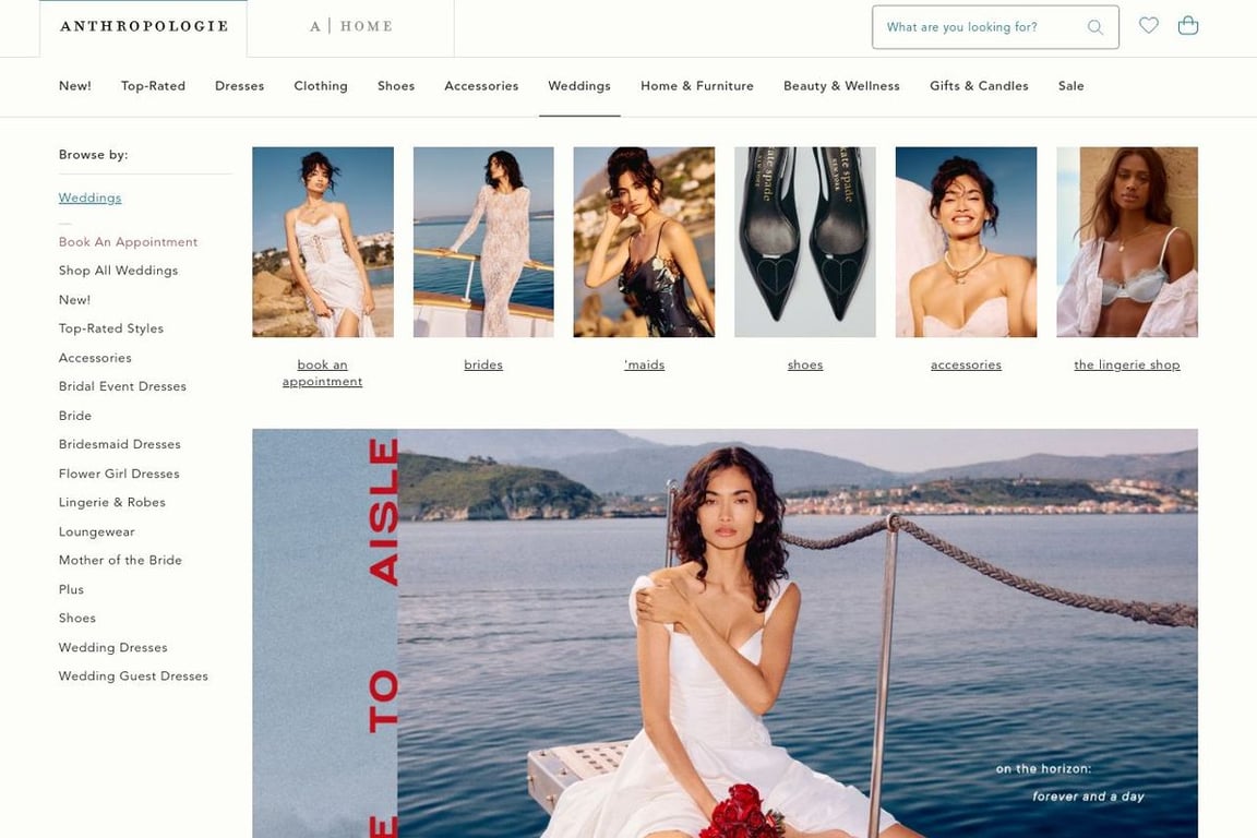 BHLDN homepage