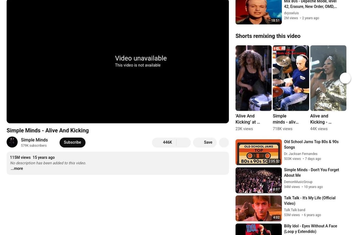 Alive & Kicking homepage
