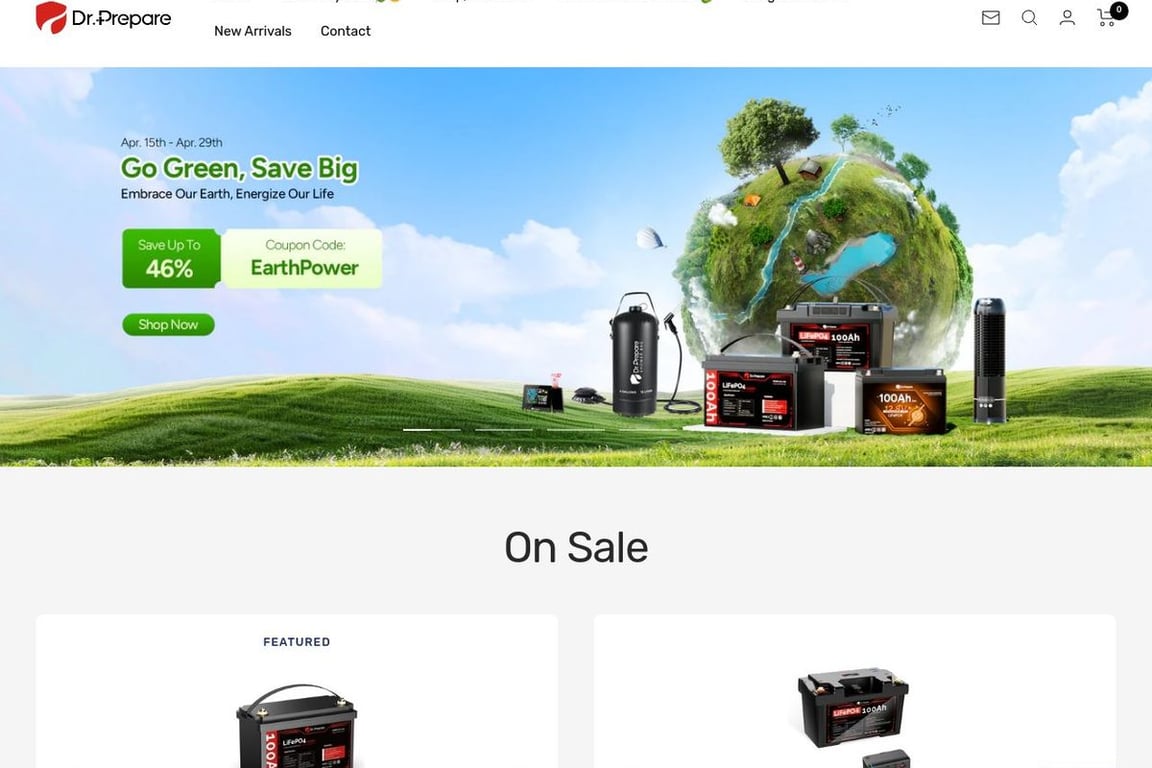 Dr. Prepare homepage