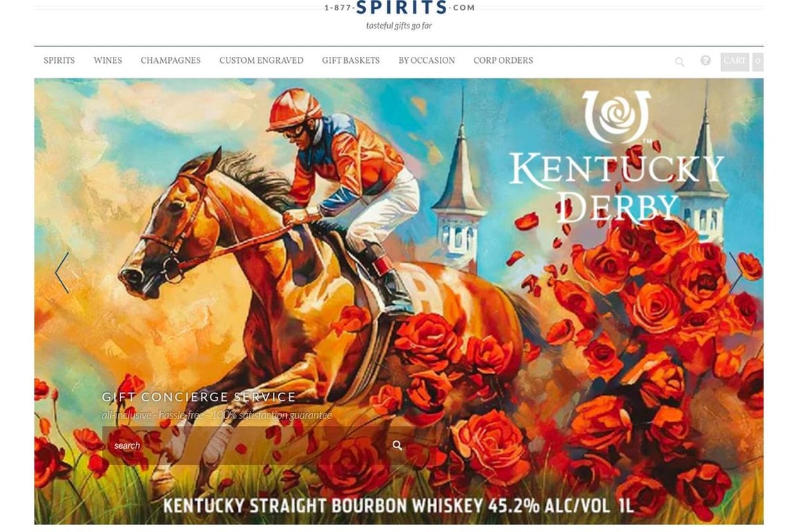 1-887-SPIRITS homepage