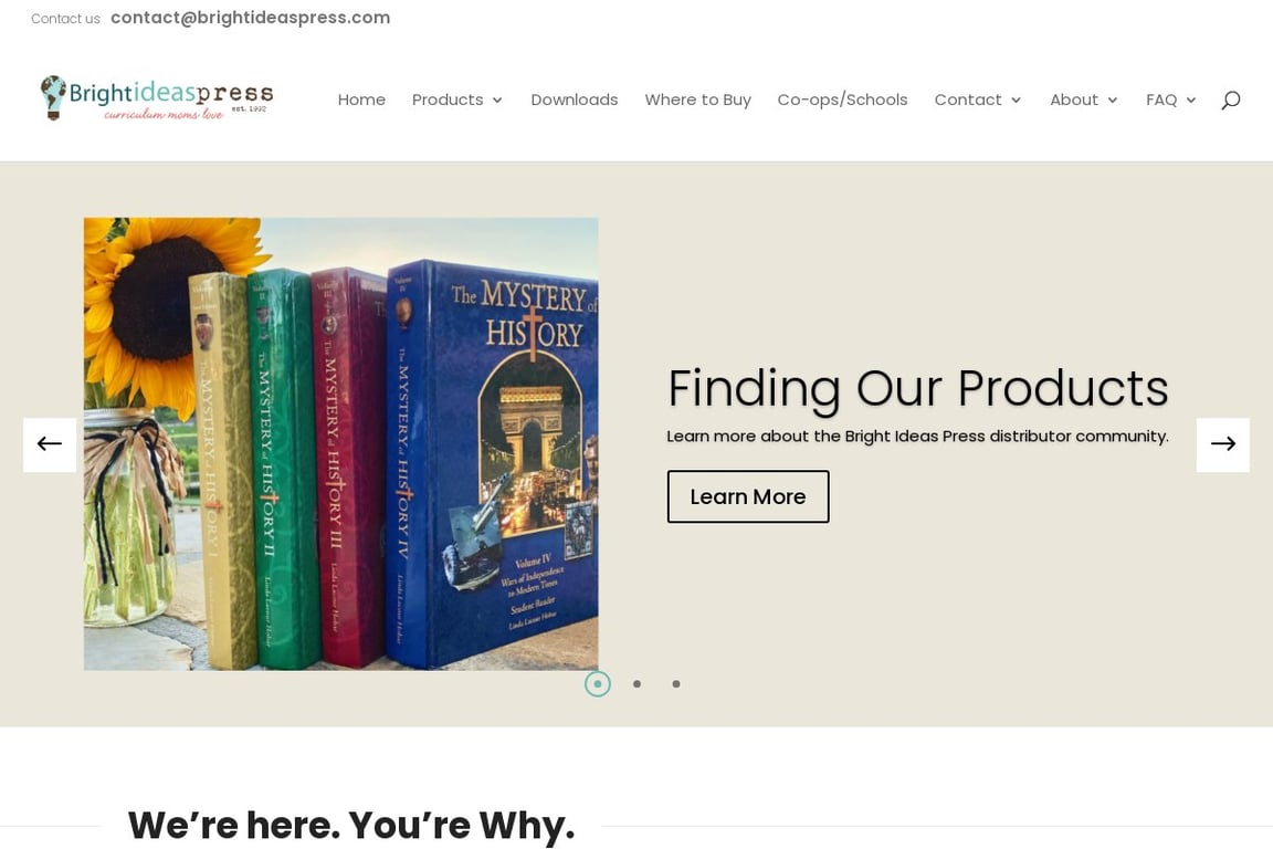 Bright Ideas Press homepage
