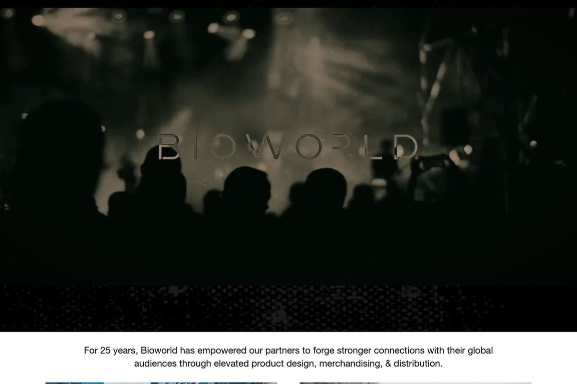 Bioworld homepage
