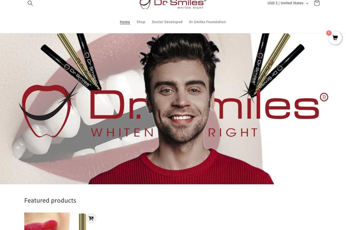 Dr. Smiles Go homepage