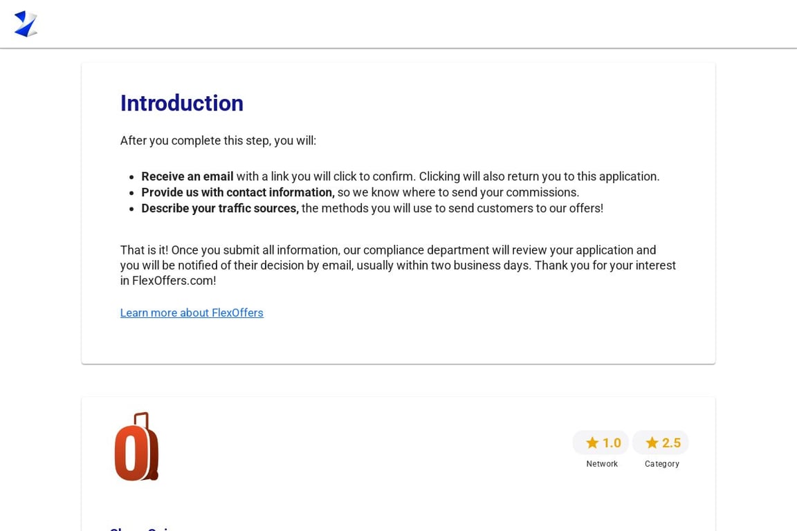 CheapOair.com affiliate program signup page