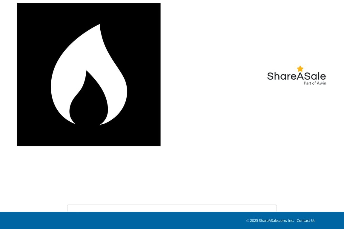 Here For The Burn affiliate program signup page