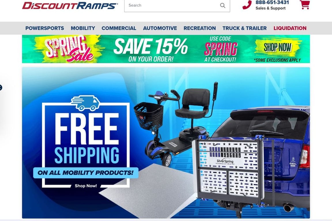Discount Ramps homepage