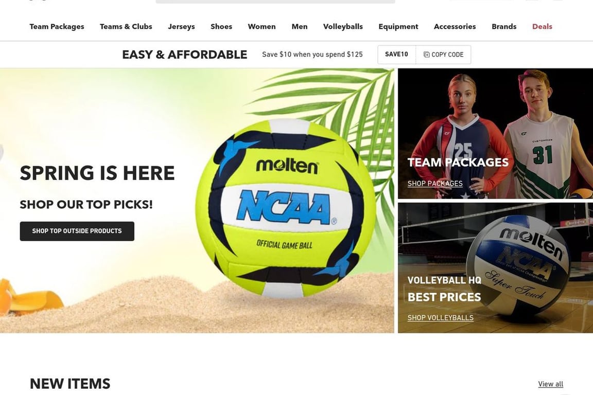 All Volleyball homepage