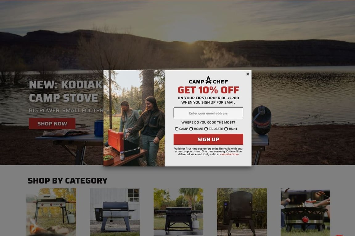 Outdoor Cooking homepage