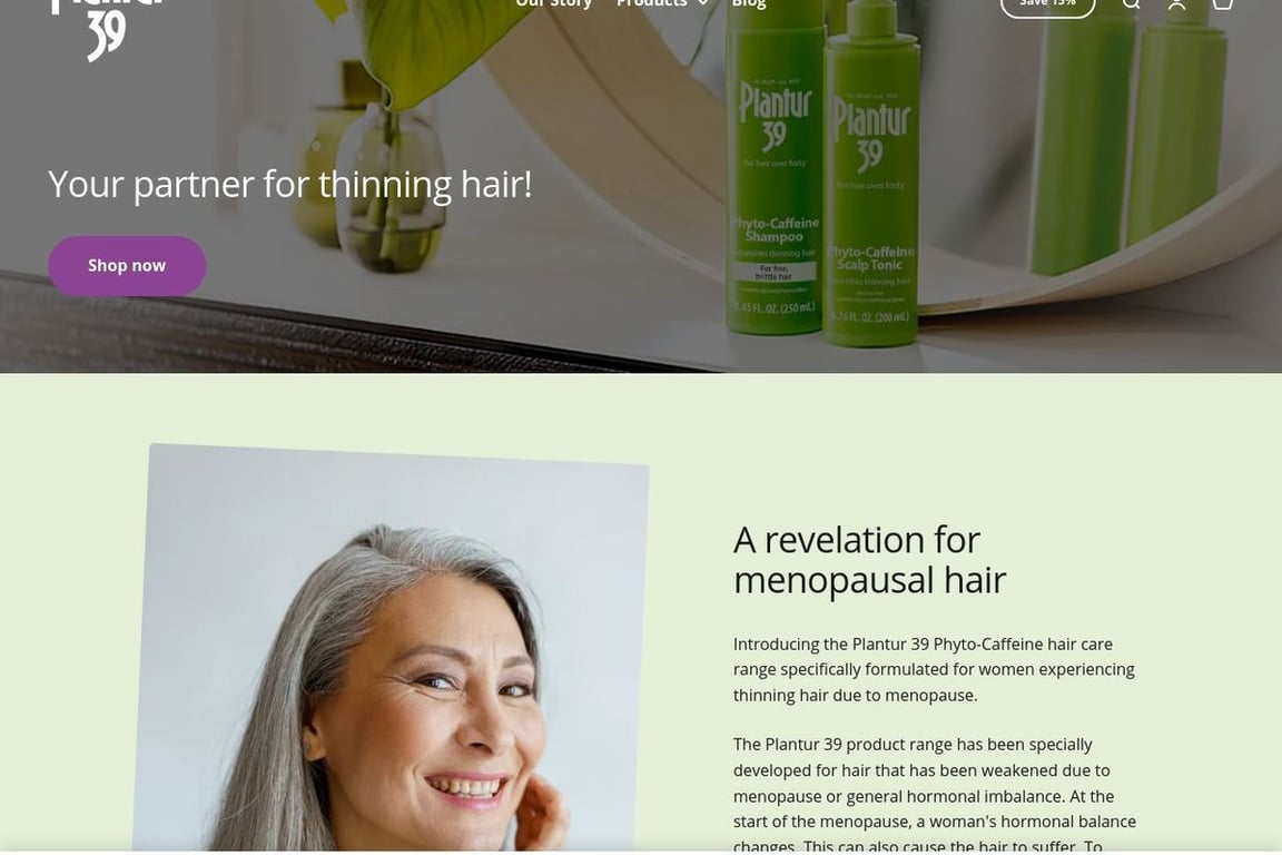 Plantur 39 homepage