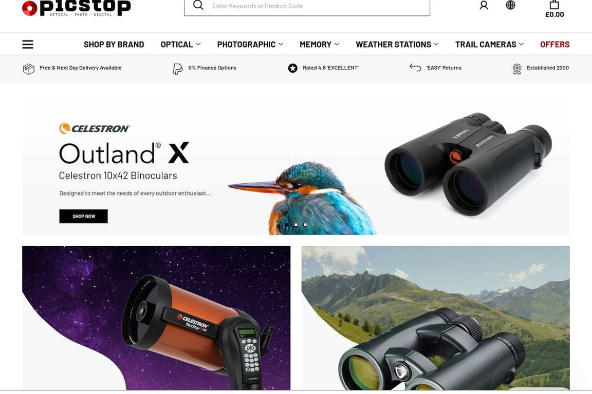 PicStop homepage