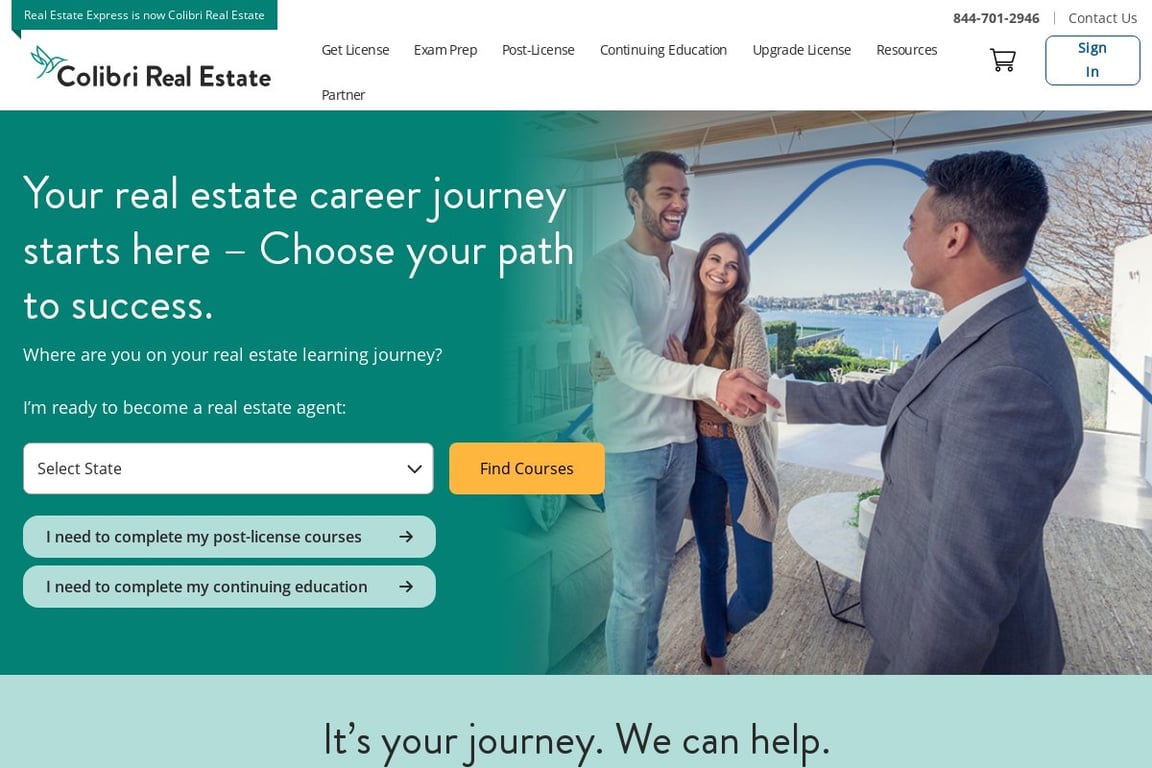 Real Estate Express Preferred homepage